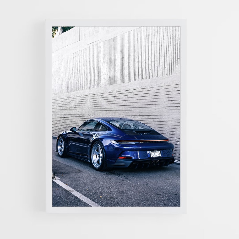 Poster Éclatante Élégance GT3 Touring – affiche Porsche (vue 3)